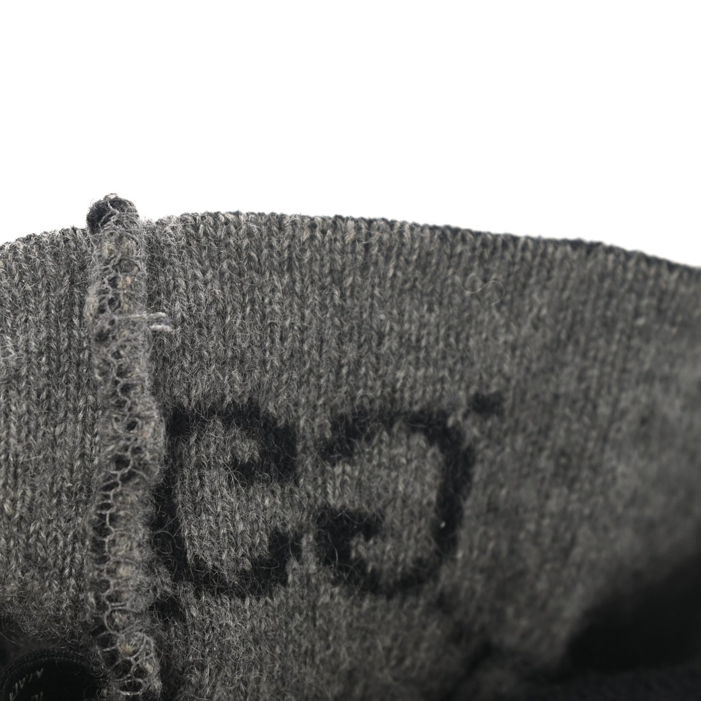 Cashmere GG Monogram Beanie Hat Black