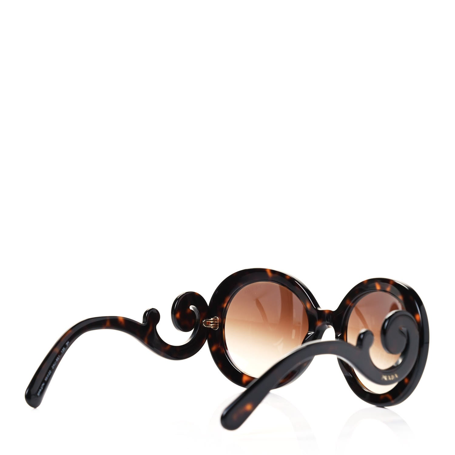 Prada Baroque Sunglasses SPR 27N Tortoise 3 of 6