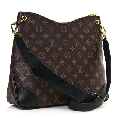Louis Vuitton Monogram Odeon MM Black 3 of 14