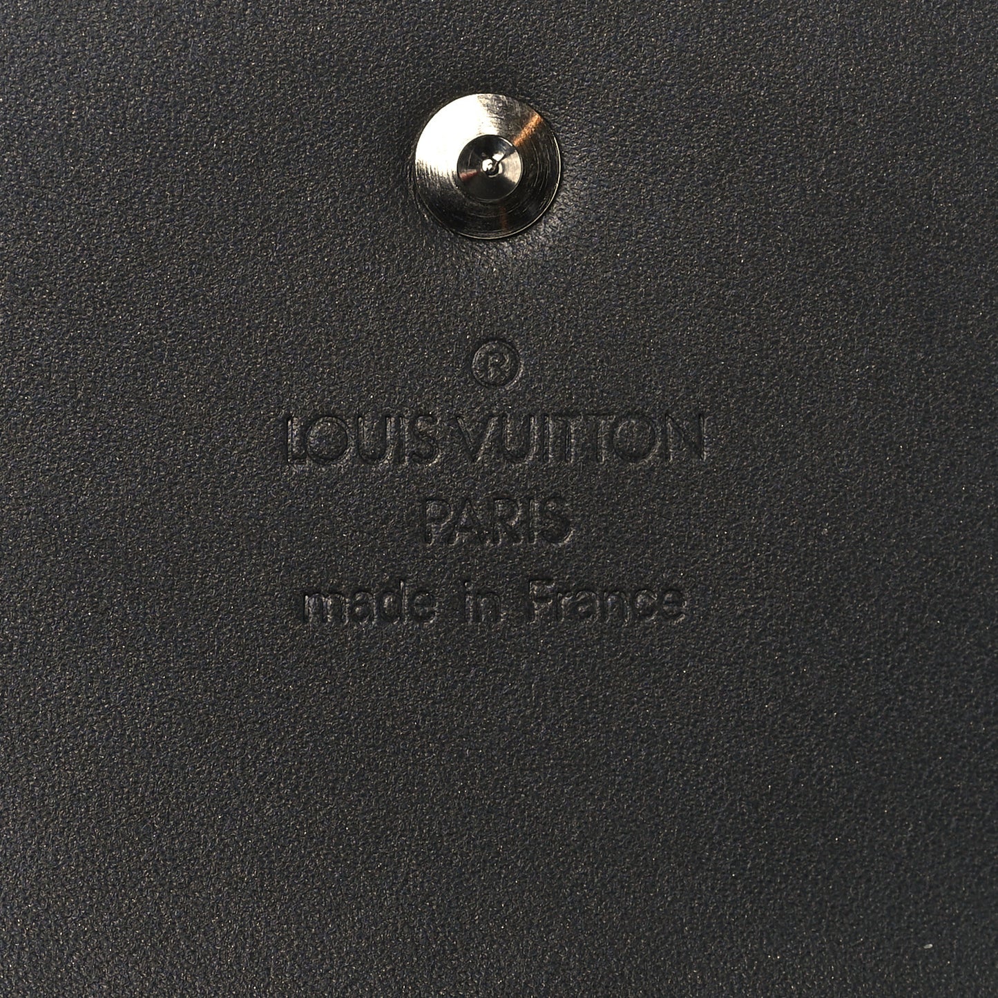 Mat Monogram Porte Tresor International Wallet Black