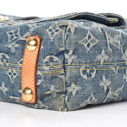 Louis Vuitton Denim Baggy GM Blue 14 of 16
