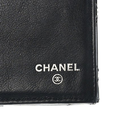 Chanel Patent Quilted Large Brilliant Flap Wallet Black 8 of 10