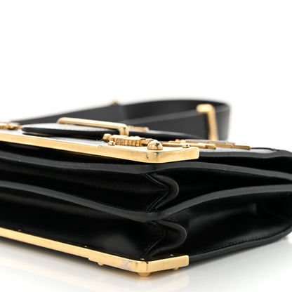 Prada City Calf Saffiano Cahier Hearts Bag Black 9 of 9