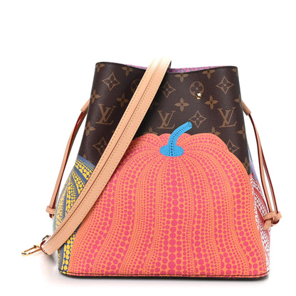Louis Vuitton LV x YK Monogram Kusama Pumpkin Neonoe MM 1 of 9