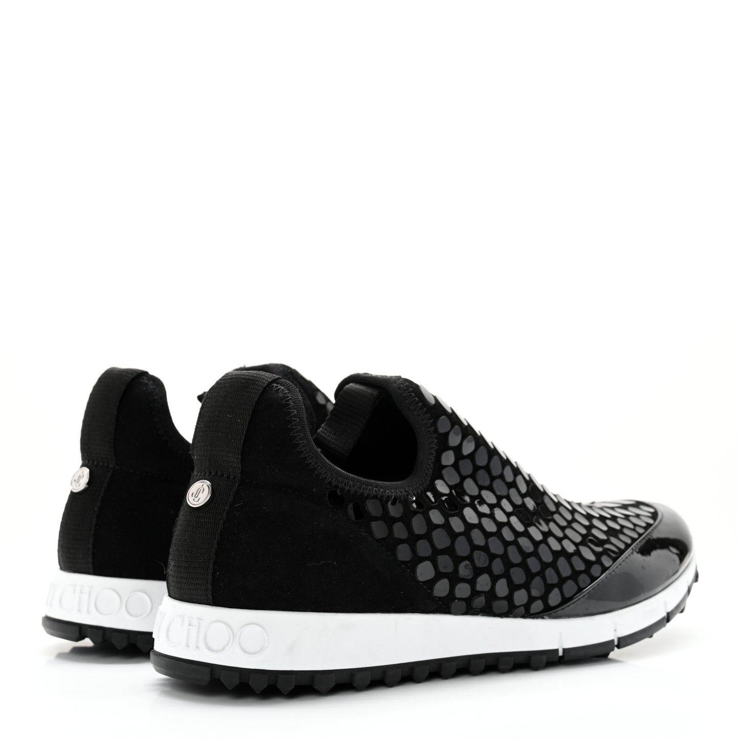 Patent Suede Montana Slip-On Sneakers 40 Black