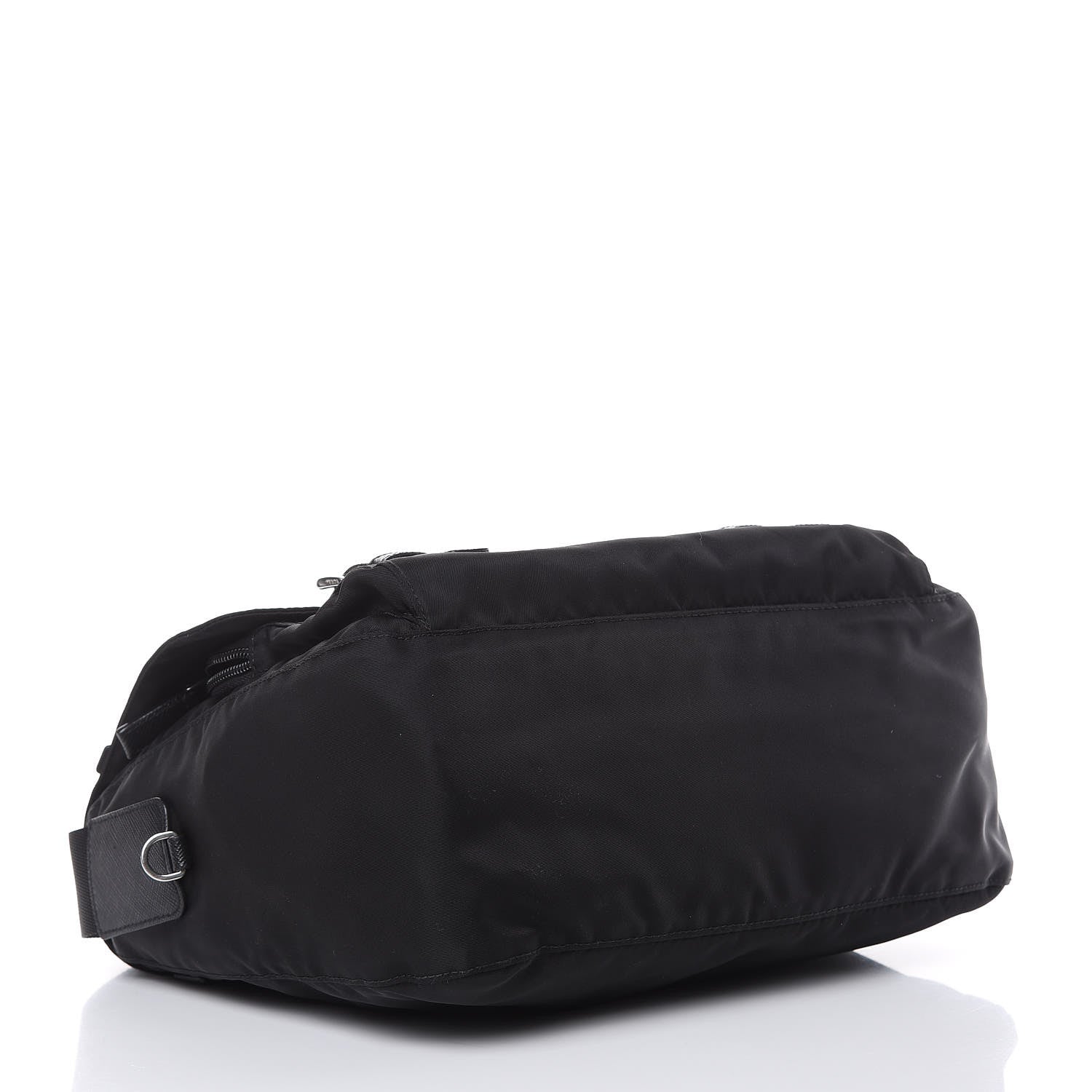 Prada Tessuto Nylon Messenger Bag Black 4 of 11