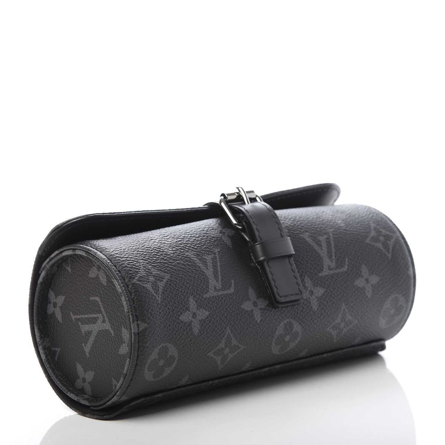 Louis Vuitton Monogram Eclipse 3 Watch Travel Case 4 of 9