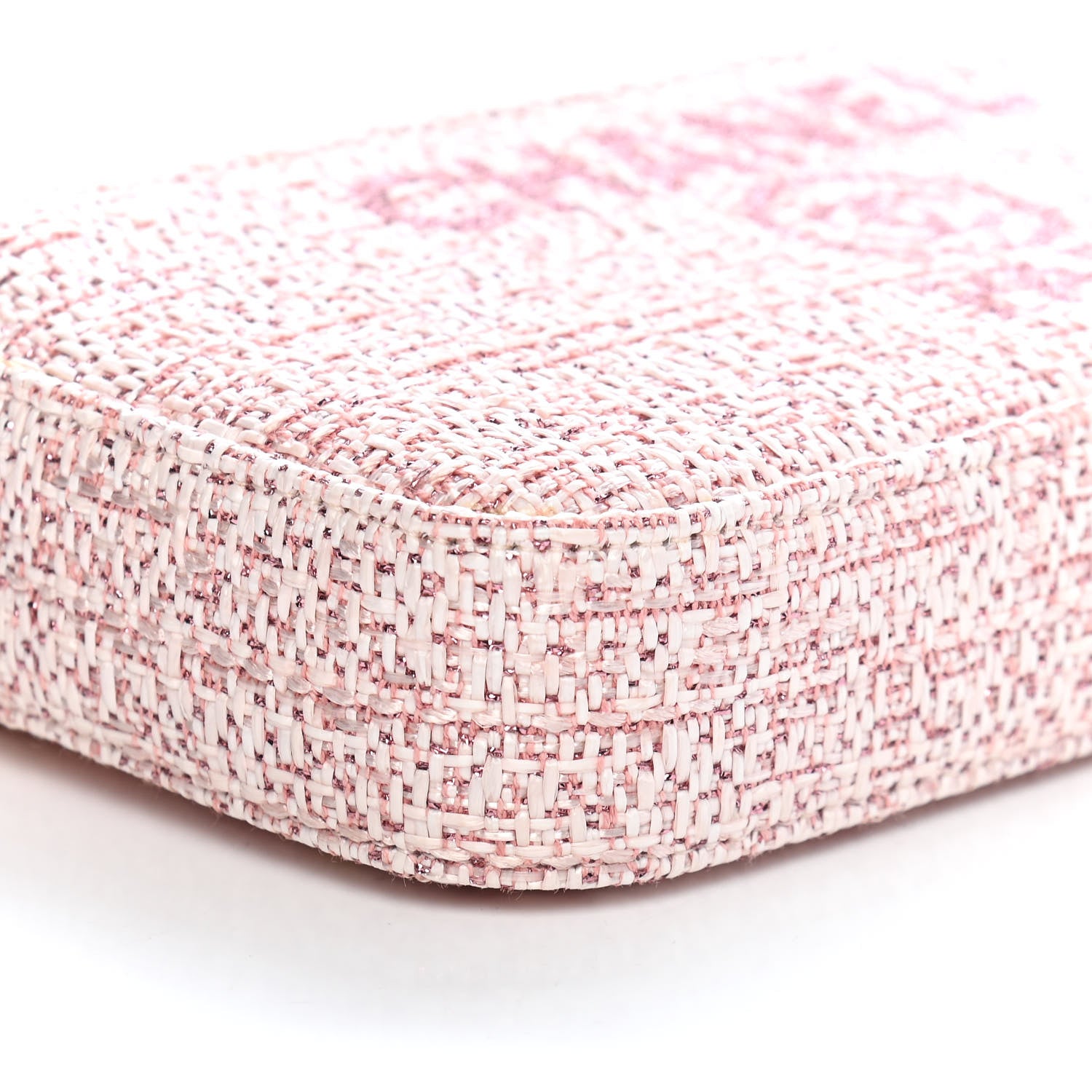Chanel Canvas Small Deauville Clutch With Chain Pink 8 of 11