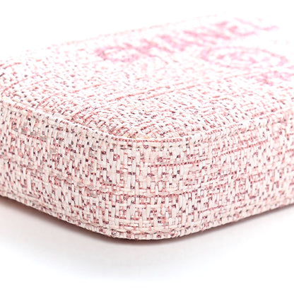 Chanel Canvas Small Deauville Clutch With Chain Pink 8 of 11