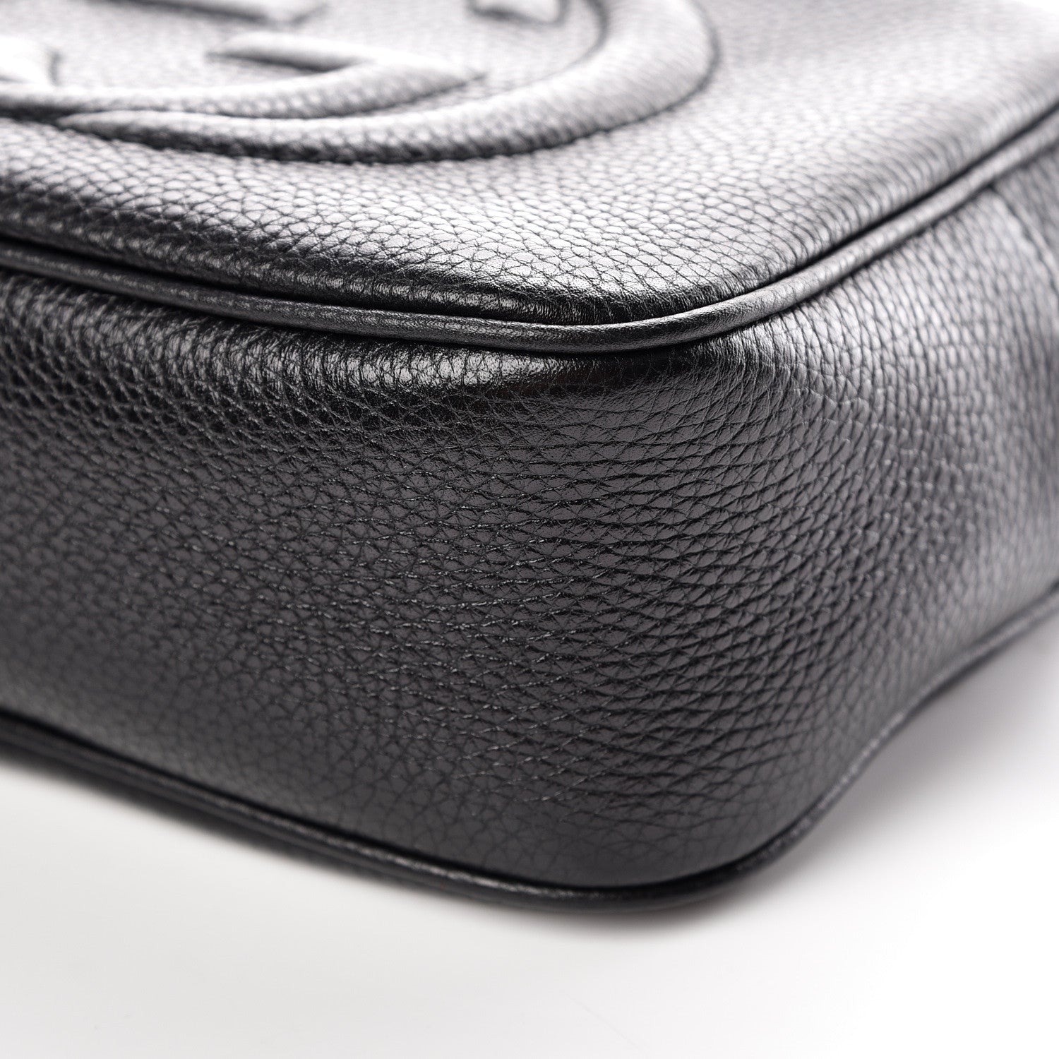 Gucci Pebbled Calfskin Small Soho Disco Bag Black 6 of 9