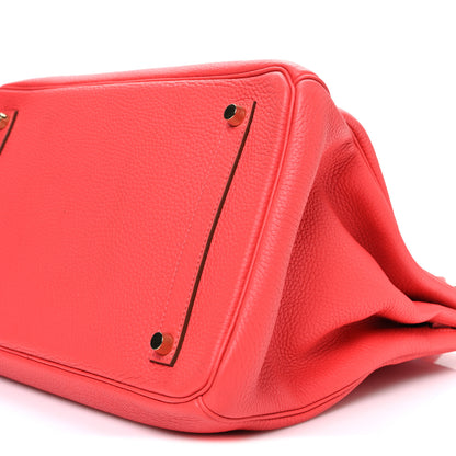 Hermes Togo BIRKIN 35 Rouge Pivoine 10 of 10