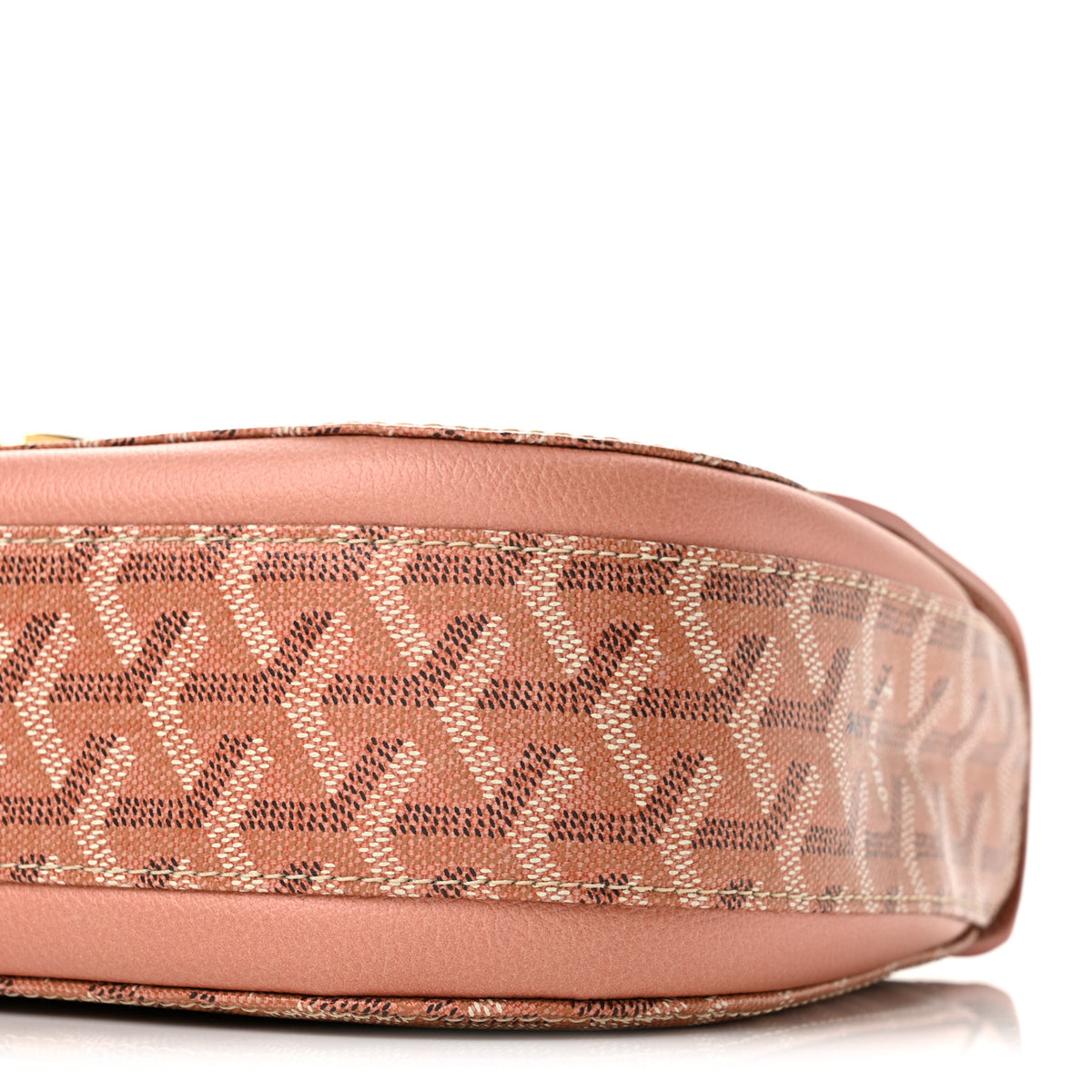 Iridescent Goyardine 233 PM Shoulder Bag Pearly Coral
