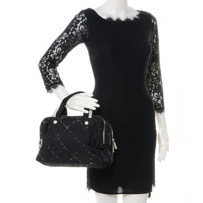 Chanel Nylon Travel Small Toiletry Tote Black 2 of 7