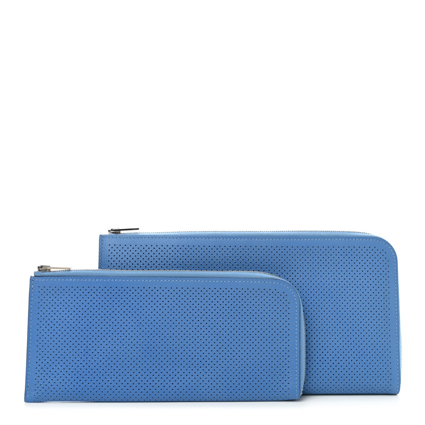 Evercolor Perforated Large Remix Voyage Wallet Bleu Paradis