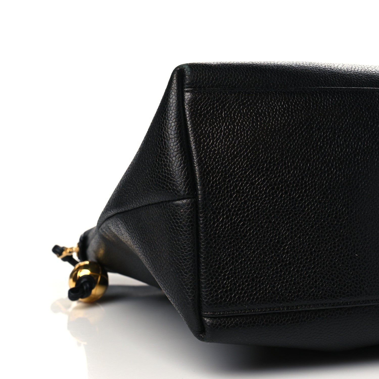 Chanel Caviar CC Shopper Tote Black 3 of 8