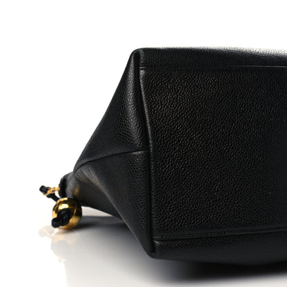 Chanel Caviar CC Shopper Tote Black 3 of 8