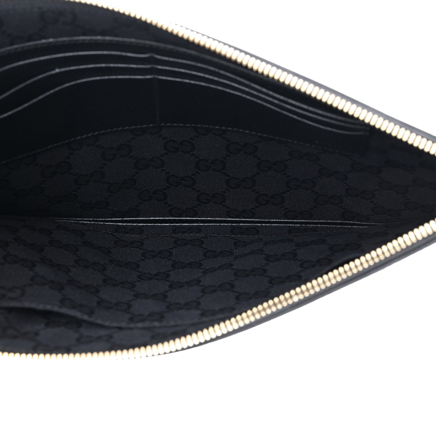 Calfskin Horsebit 1955 Wristlet Pouch Black
