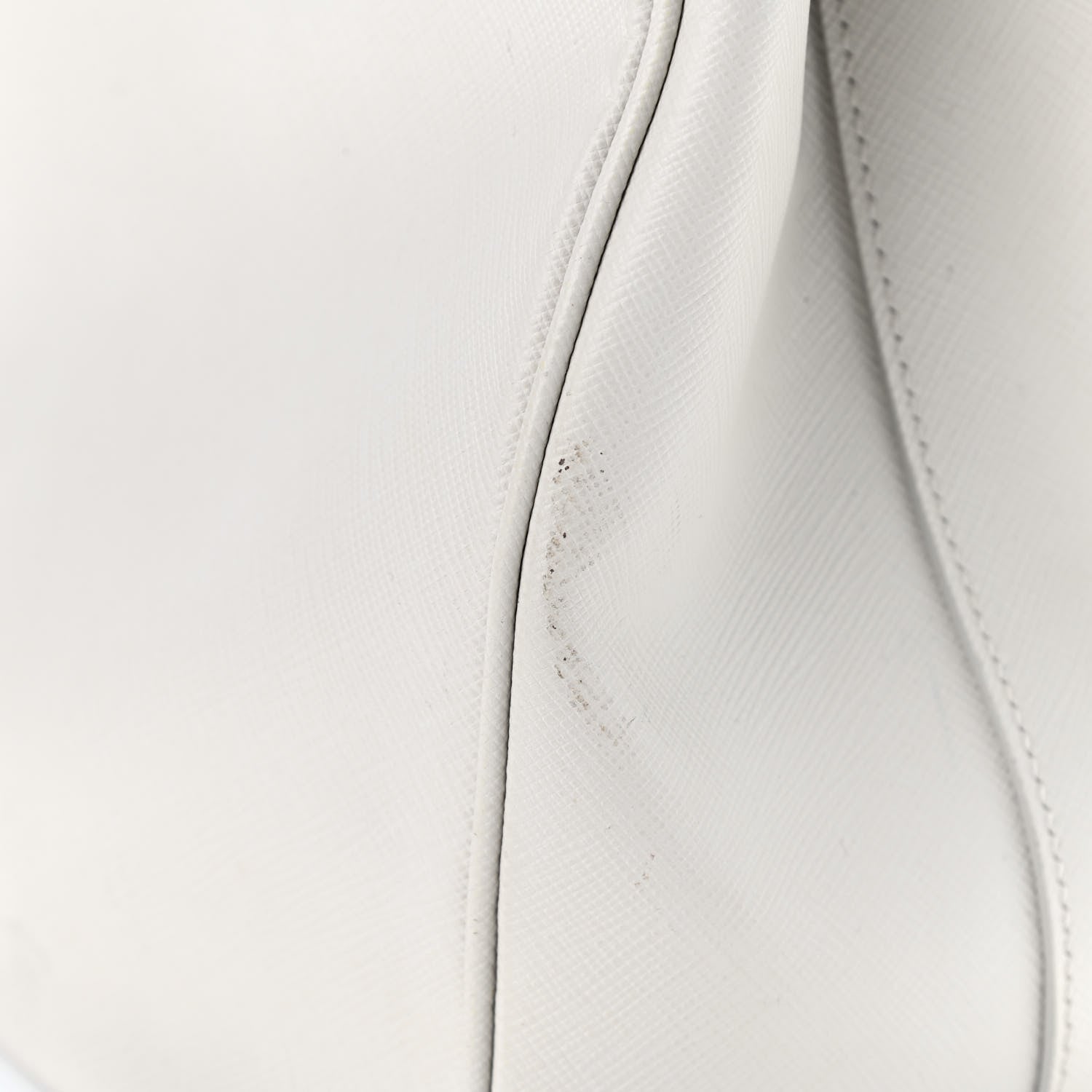 Prada Saffiano Lux Galleria Front Pocket Tote Talco Platino 17 of 18