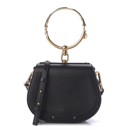 Chloe Calfskin Small Nile Bracelet Bag Black 1 of 8