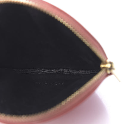Celine Smooth Calfskin Round Zip Coin Purse Pink 7 of 10