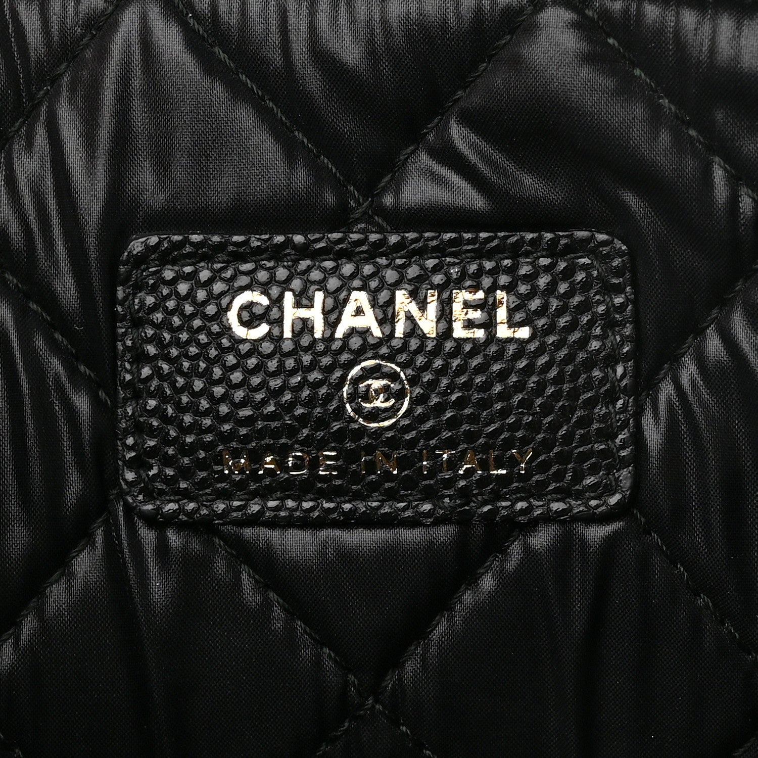 Chanel Caviar Quilted Medium Boy Cosmetic Case Black 6 of 10