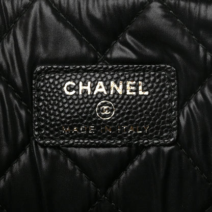 Chanel Caviar Quilted Medium Boy Cosmetic Case Black 6 of 10