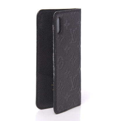 Louis Vuitton Empreinte iPhone XS Max Folio Case Black 3 of 10