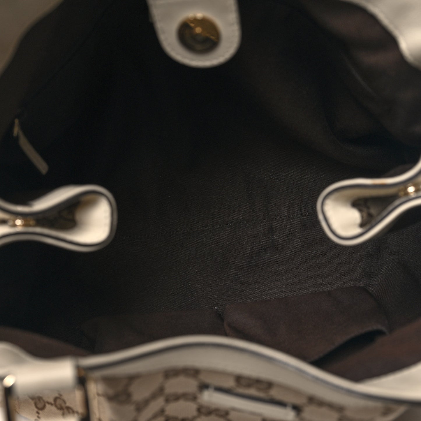 Monogram Shoulder Bag White
