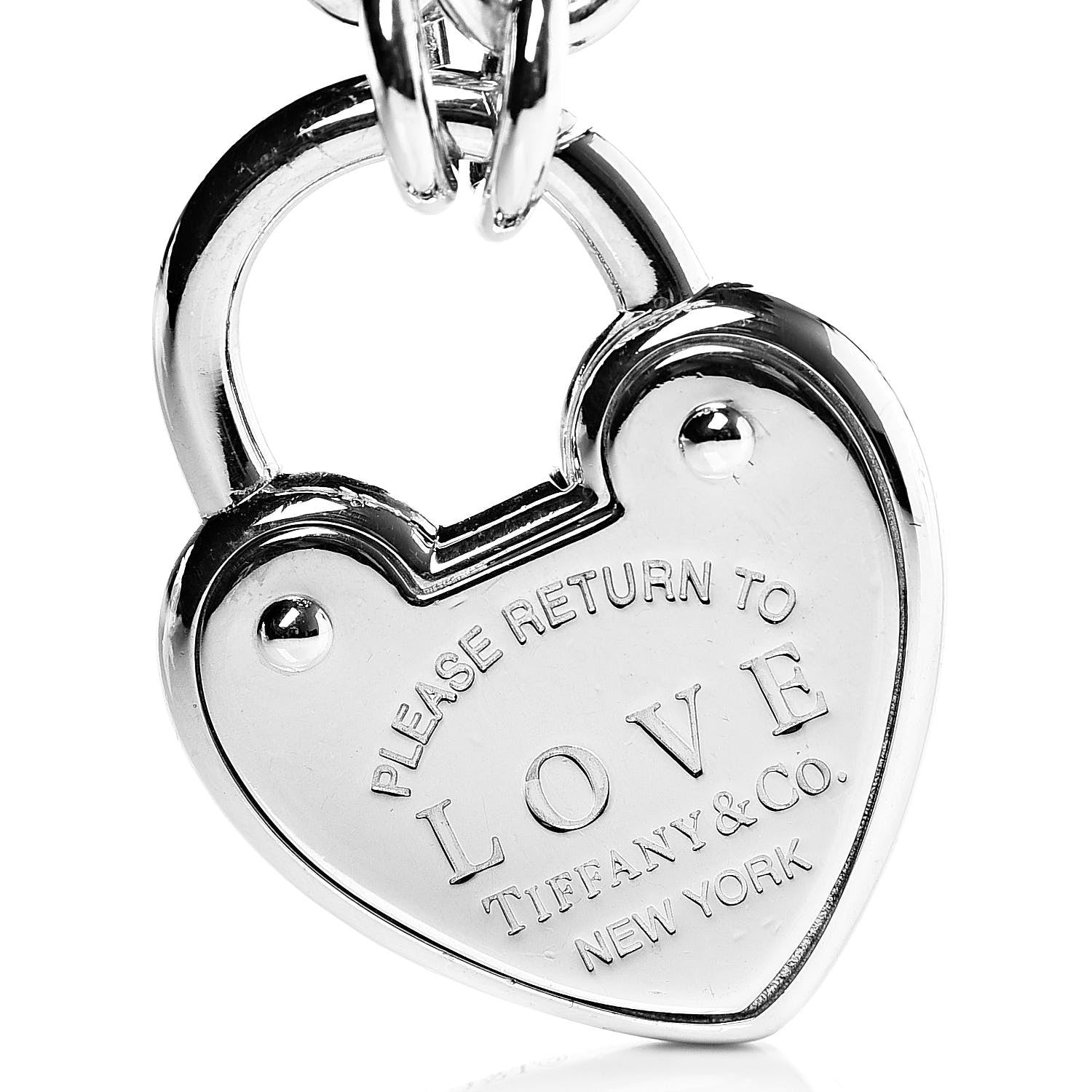 Tiffany Sterling Silver Return to Love Lock Bracelet 4 of 4