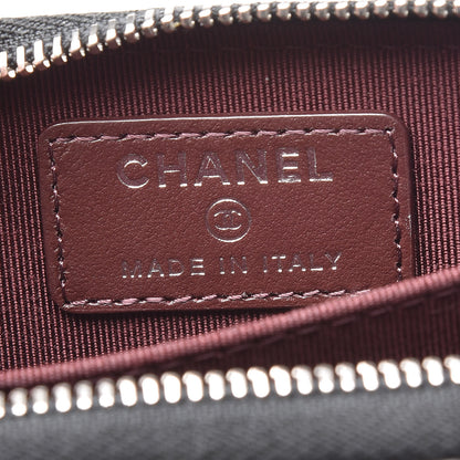 Chanel Caviar Quilted Zip Coin Purse Black 6 of 9