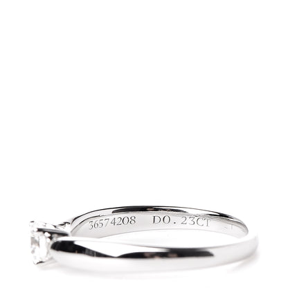 Tiffany Platinum Diamond .23ct Harmony Solitaire Engagement Ring 46 3.75 5 of 8
