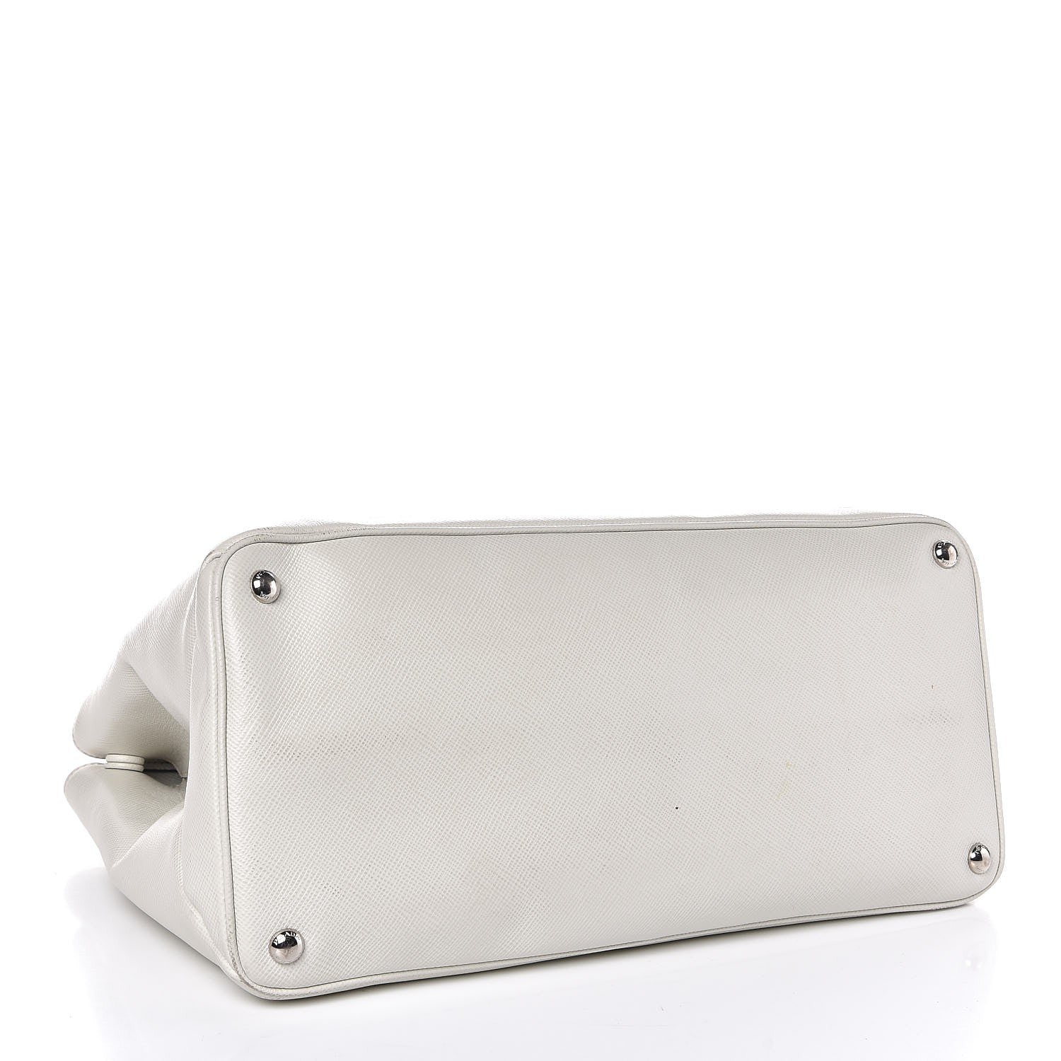 Prada Saffiano Cuir Twin Tote Talco 4 of 14