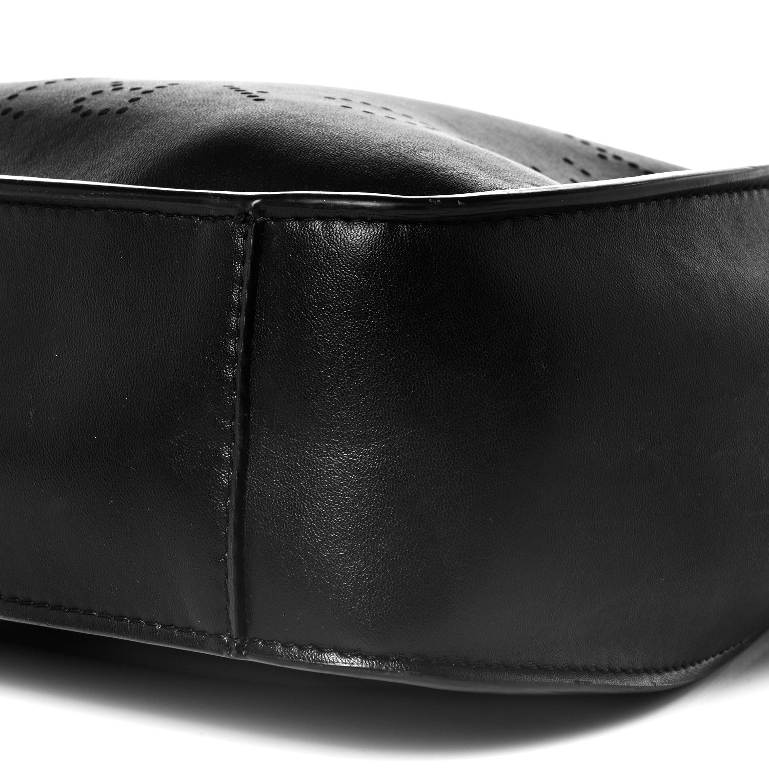 Stella McCartney Eco Alter Nappa Perforated Logo Mini Crossbody Black 6 of 9