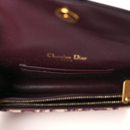 Christian Dior Oblique Saddle Belt Bag Bordeaux 5 of 10