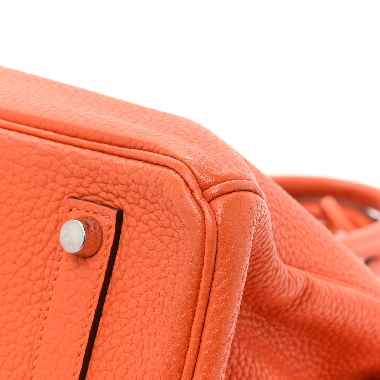 Taurillon Clemence Birkin 35 Orange