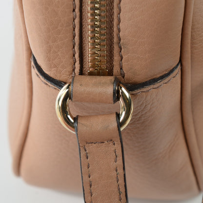 Gucci Pebbled Calfskin Small Soho Disco Bag Rose Beige 5 of 10