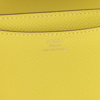 Hermes Epsom Constance 18 Lime 7 of 13