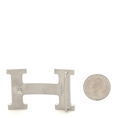 Hermes Polished Palladium 32mm H Belt Buckle Silver 2 of 4
