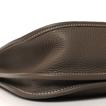 Hermes Taurillon Clemence Evelyne III PM Etoupe 9 of 10