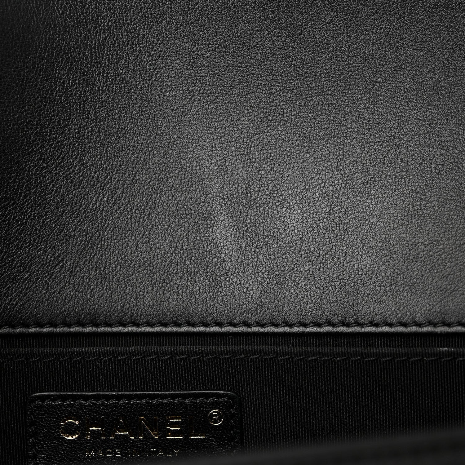 Chanel Lambskin Quilted Medium Boy Flap Black 11 of 15