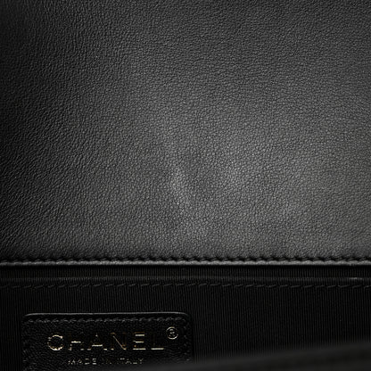 Chanel Lambskin Quilted Medium Boy Flap Black 11 of 15