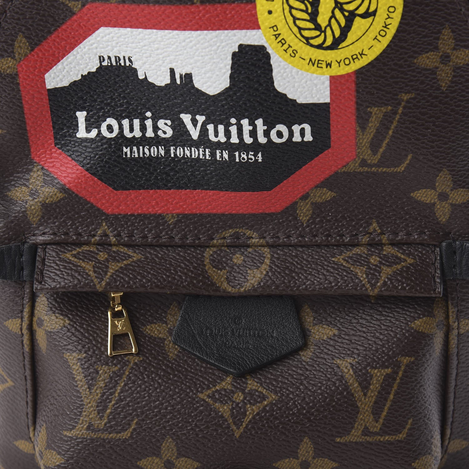 Louis Vuitton Monogram World Tour Palm Springs Backpack Mini 8 of 8