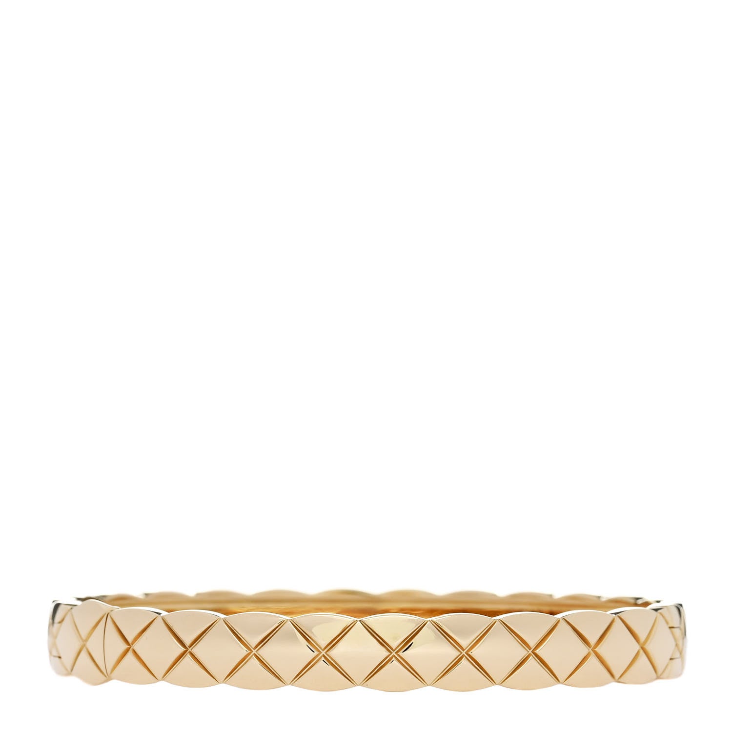Chanel 18K Yellow Gold Diamond Coco Crush Bracelet XS 3 of 5