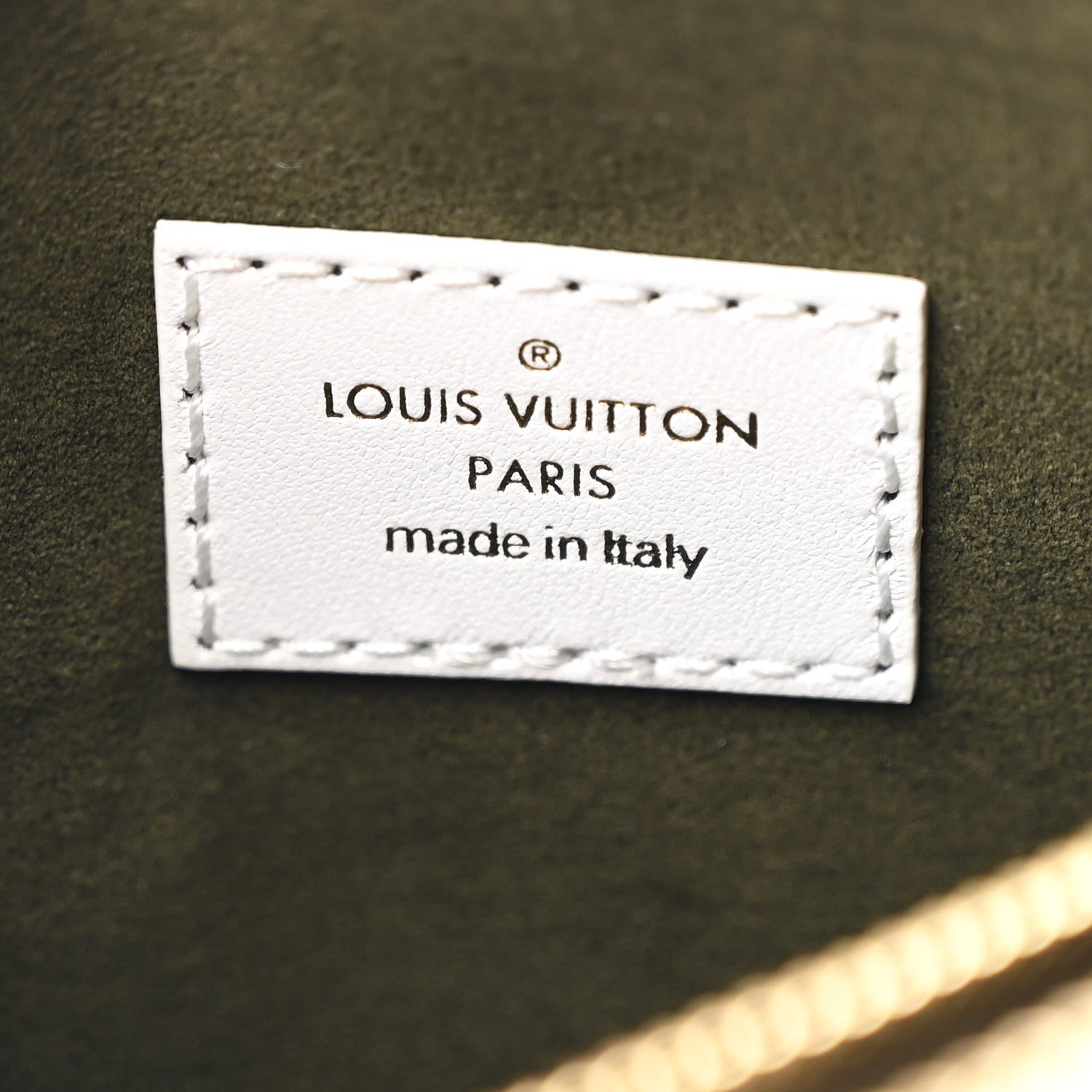 Louis Vuitton Lambskin Embossed Monogram Coussin BB White 8 of 11