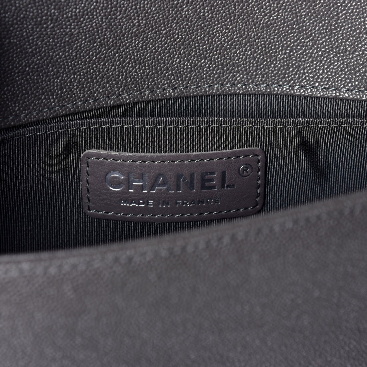 Chanel Caviar Quilted Small Boy Flap Grey 6 of 10