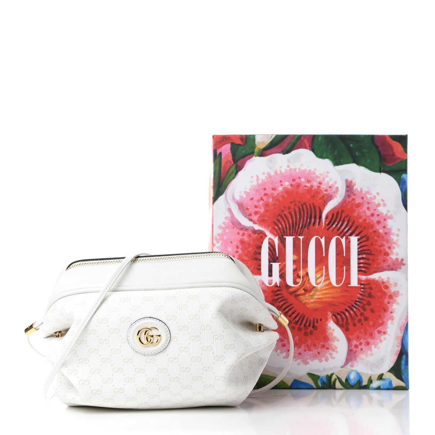 Mini Vintage GG Supreme Monogram GG New Candy Crossbody Great White