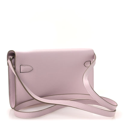 Hermes Evercolor Kelly To Go Wallet Mauve Pale 3 of 12