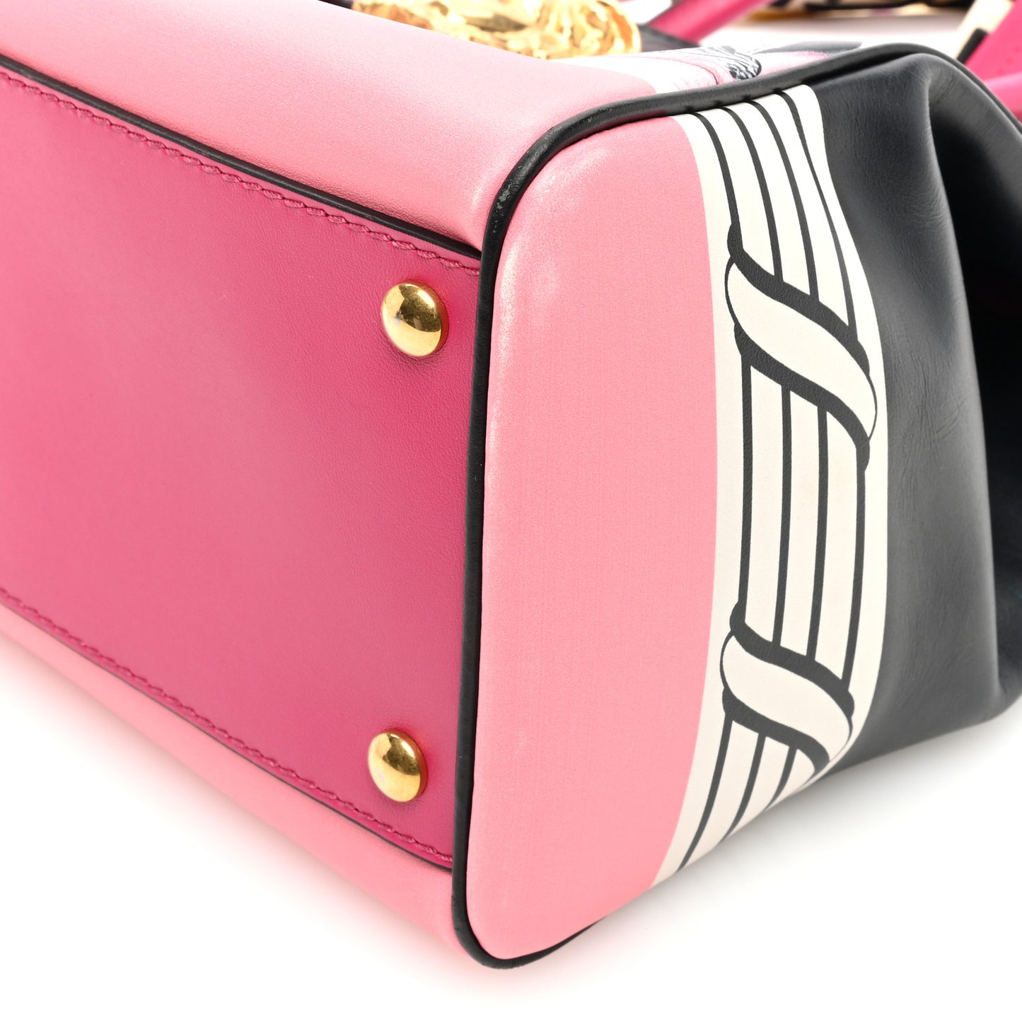 Calfskin Palazzo Empire Pop Magna Grecia Bag Multicolor