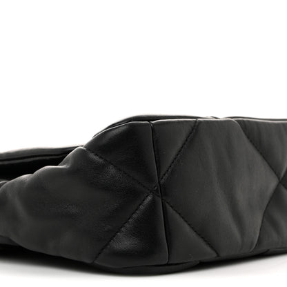 Chanel Lambskin Quilted Medium Chanel 19 Flap Black 9 of 10