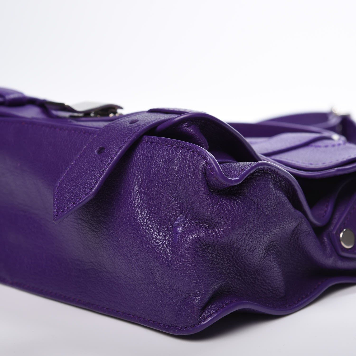 Proenza Schouler Lambskin Tiny PS1 Satchel Amethyst 6 of 10